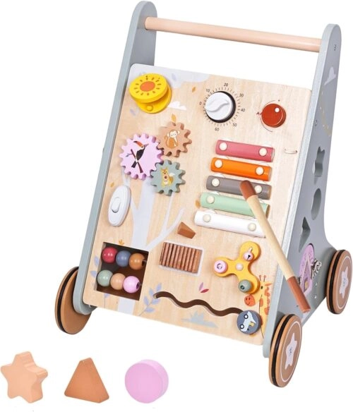 Дрвена едукативна продувалка со активности